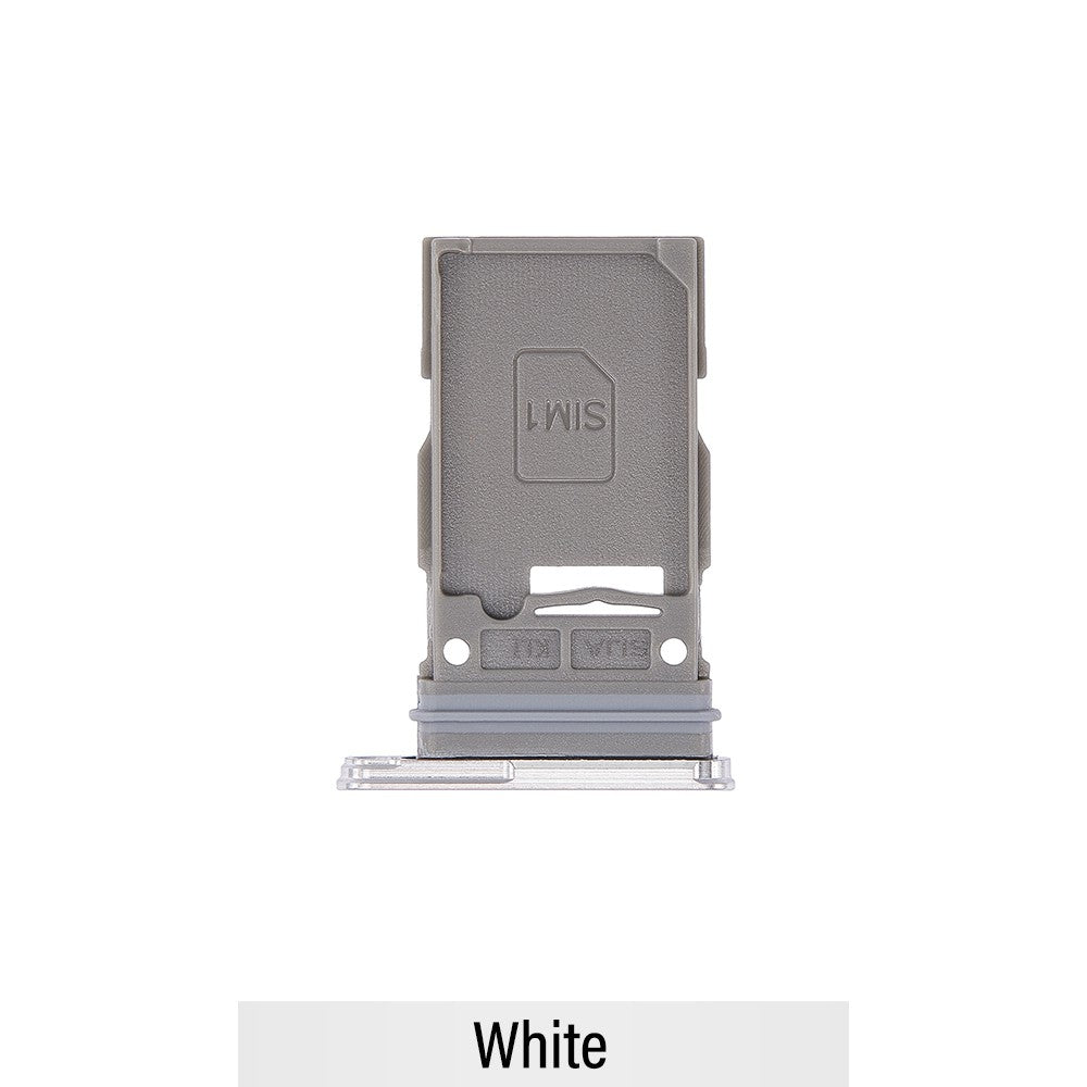 Single SIM Card Tray for Samsung Galaxy S22 S901B / S22 Plus S906B-White Single SIM Card Tray for Samsung Galaxy S22 S901B / S22 Plus S906B-White